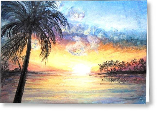 Sunset Exotics - Greeting Card