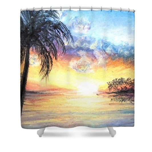 Sunset Exotics - Shower Curtain