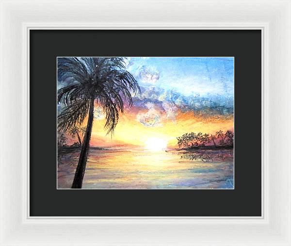 Sunset Exotics - Framed Print