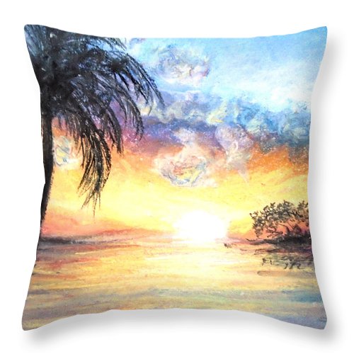 Sunset Exotics - Throw Pillow