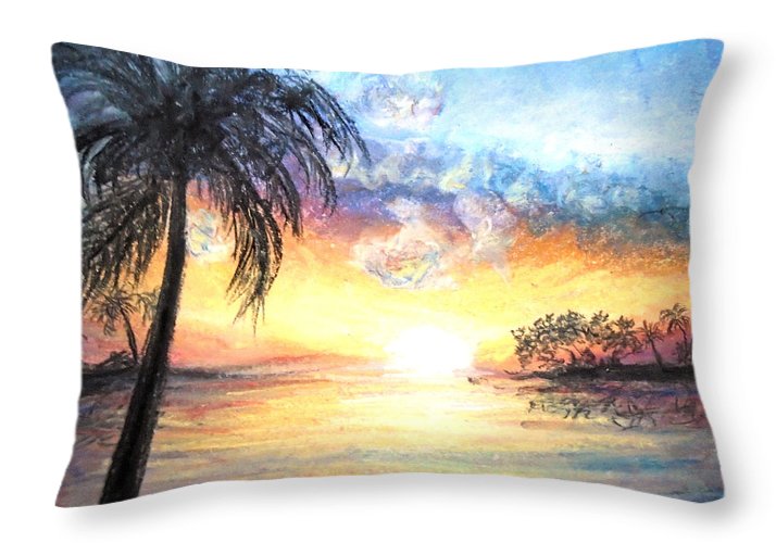 Sunset Exotics - Throw Pillow