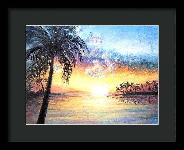 Sunset Exotics - Framed Print