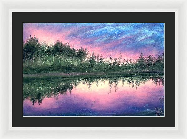 Sunset Gush - Framed Print