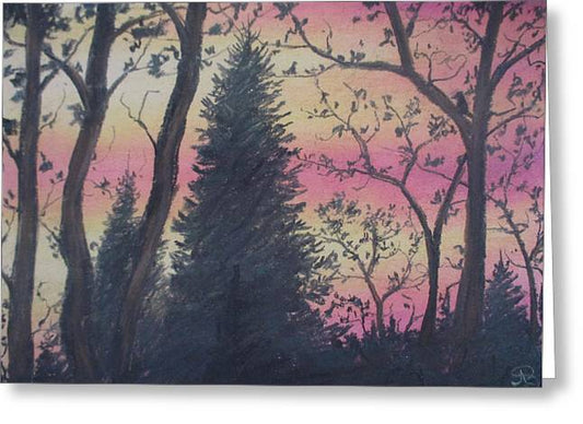 Sunsets Lament - Greeting Card