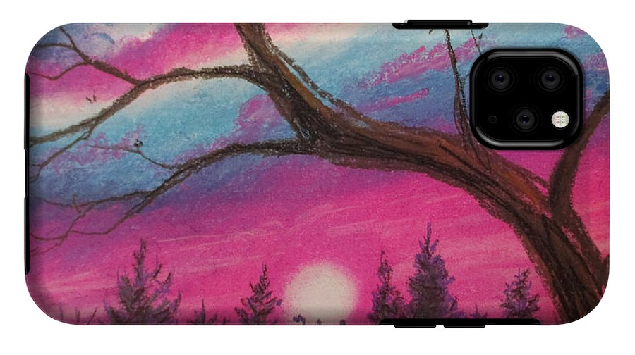 Sunsetting Tree - Phone Case