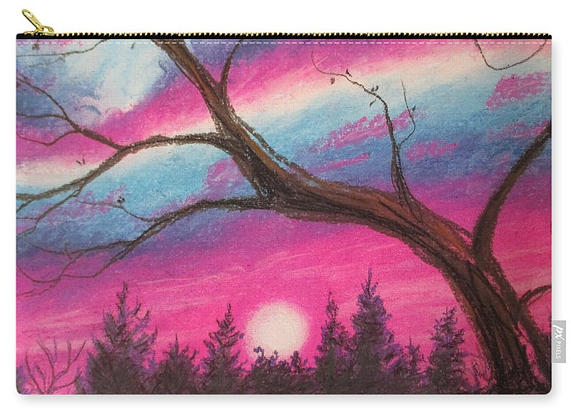 Sunsetting Tree - Carry-All Pouch