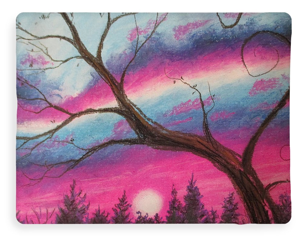 Sunsetting Tree - Blanket