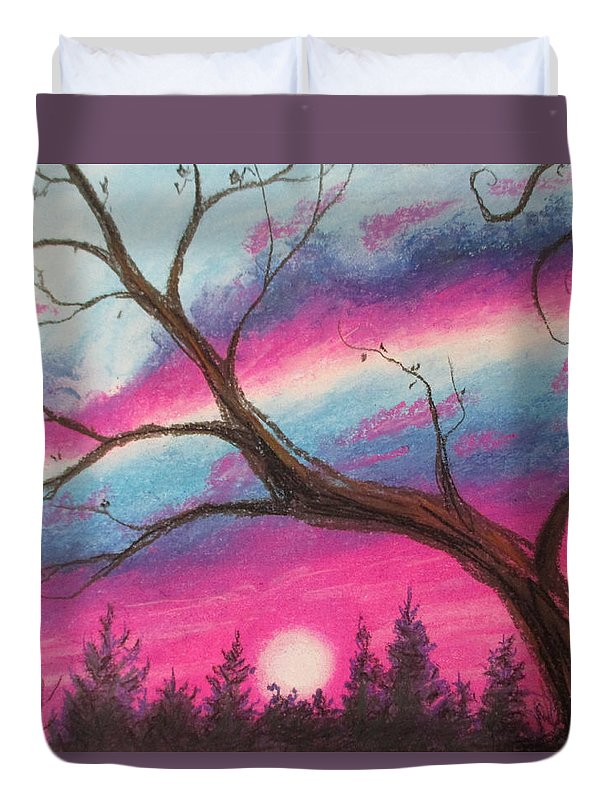Sunsetting Tree - Duvet Cover
