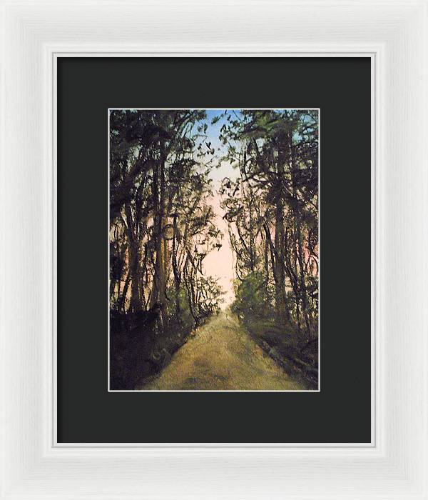 The Walk Through - Framed Print