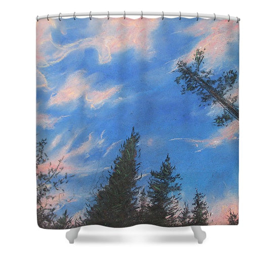 Tip of the Sky - Shower Curtain