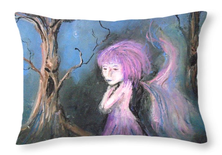 Tree Blue's in Fairy Hues  - Throw Pillow