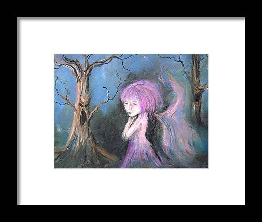 Tree Blue's in Fairy Hues  - Framed Print