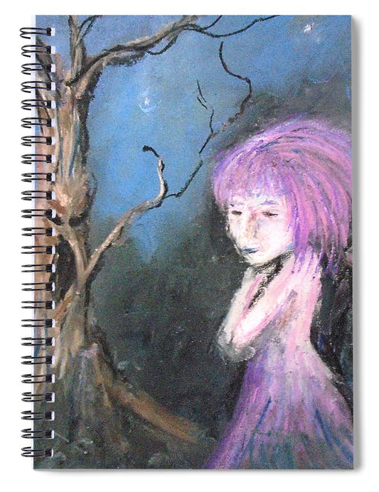 Tree Blue's in Fairy Hues  - Spiral Notebook