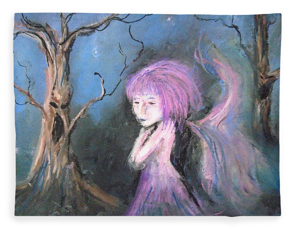 Tree Blue's in Fairy Hues  - Blanket
