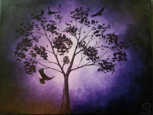 Tree Raven - Art Print