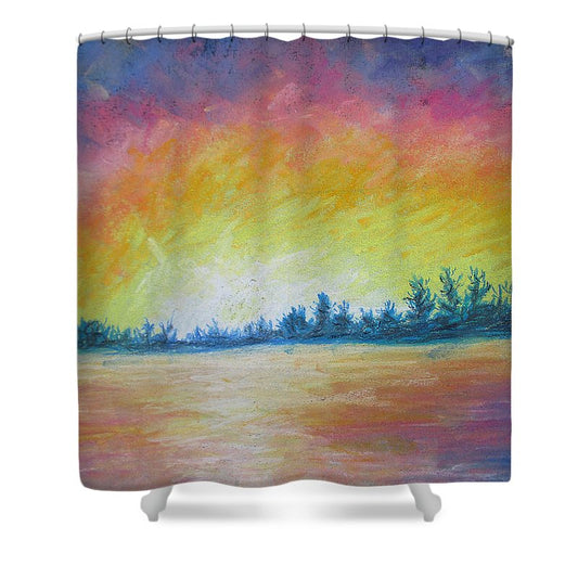 Upright - Shower Curtain