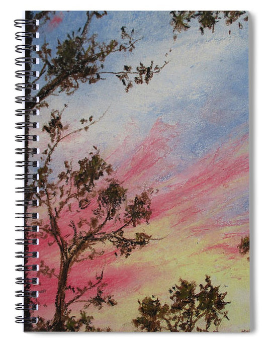 Windy Pink - Spiral Notebook