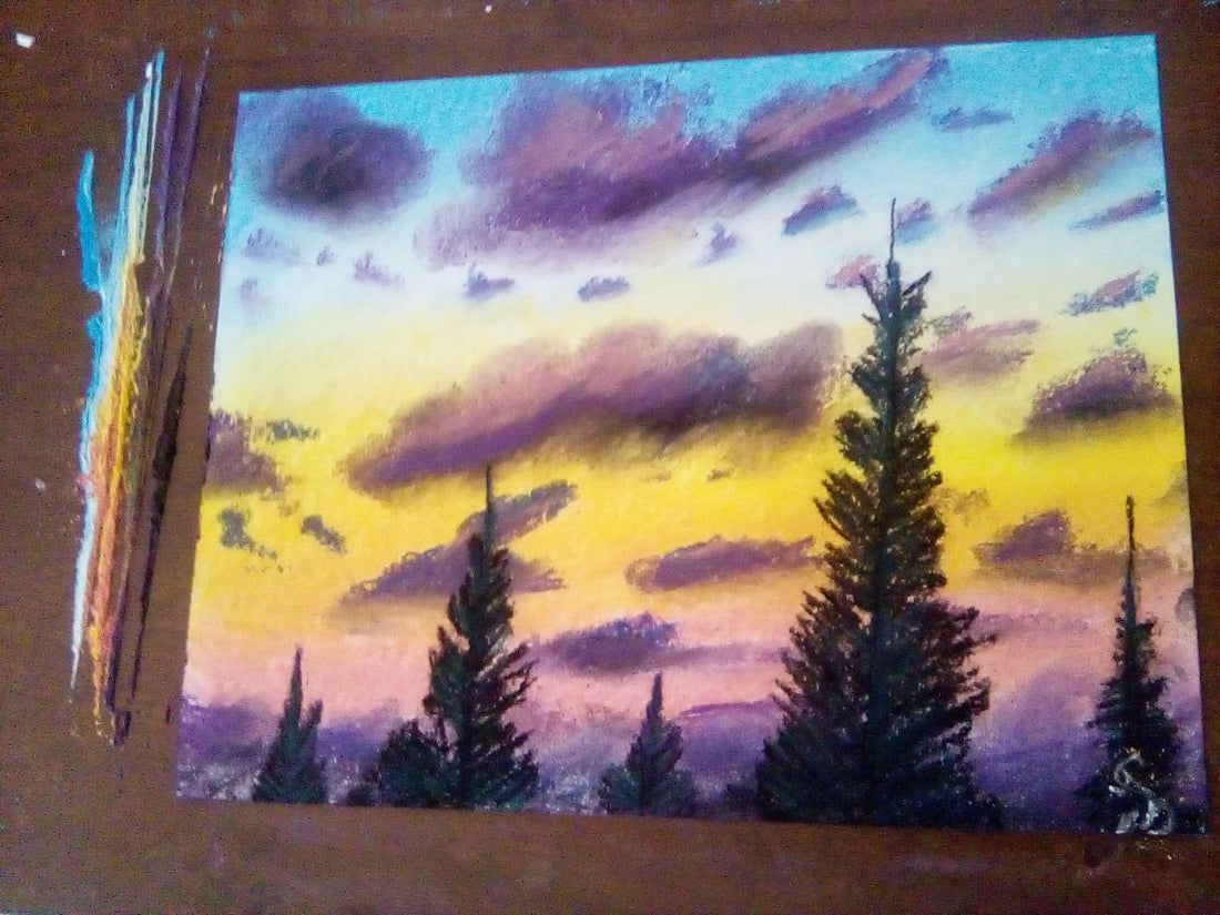 " Sweet Sunset Pine "