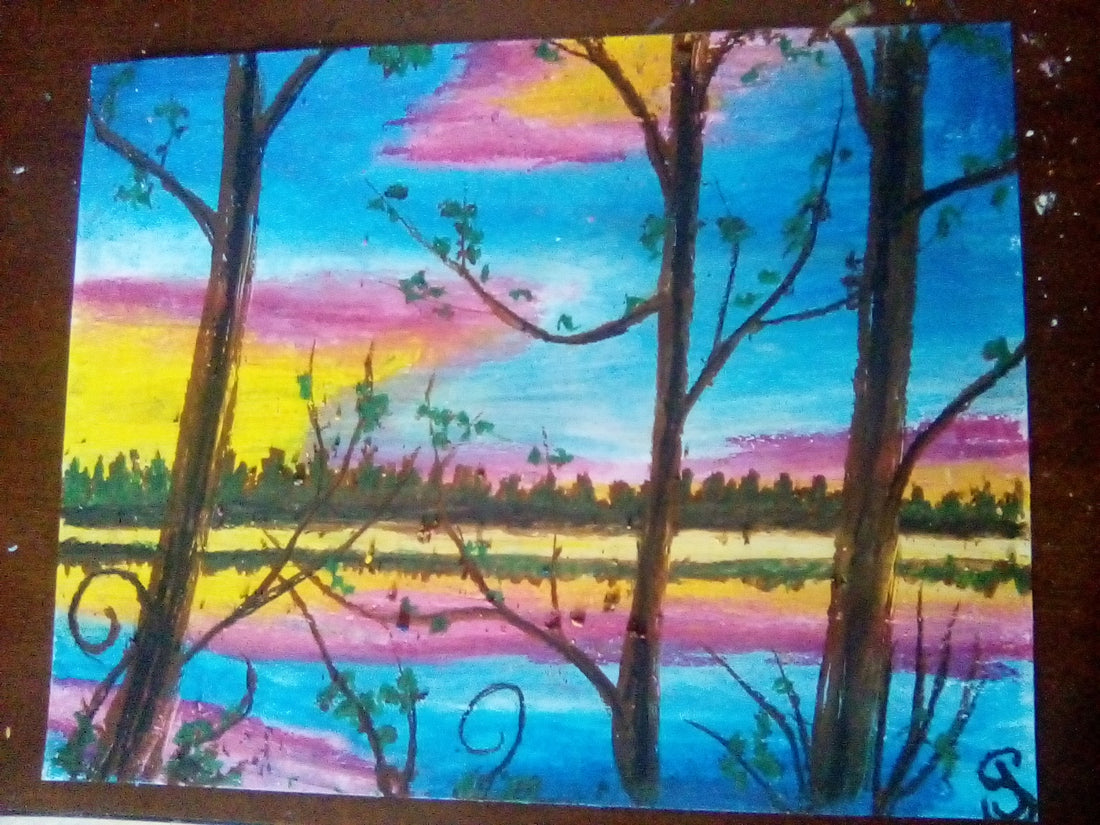 " Sunset in Oil "