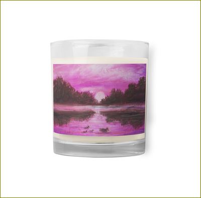 Hide ~ Glass Jar Soy Wax Candle