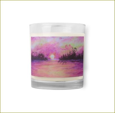 Eye Candy ~ Glass Jar Soy Wax Candle