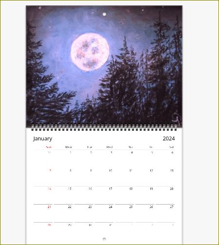 Moon Ridings ~ Calendars (US & CA)