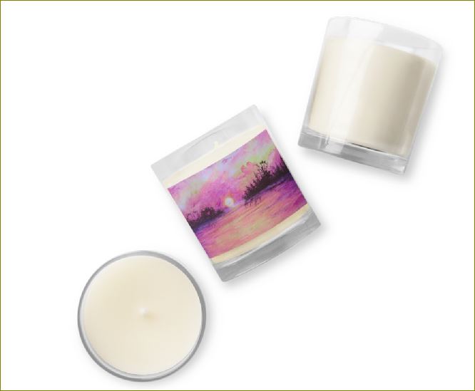 Eye Candy ~ Glass Jar Soy Wax Candle