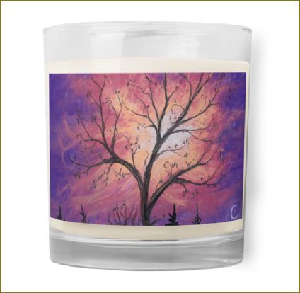 Sky's Night ~ Glass Jar Soy Wax Candle