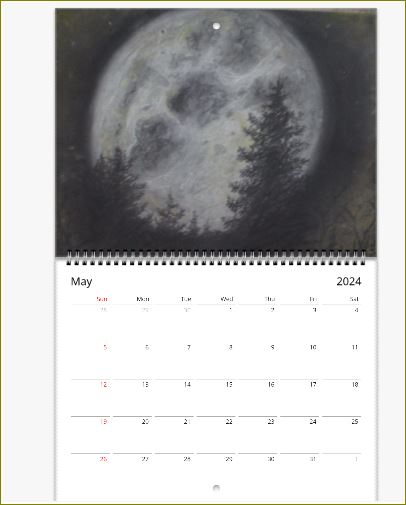 Moon Ridings ~ Calendars (US & CA)