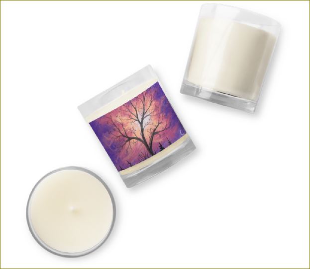 Sky's Night ~ Glass Jar Soy Wax Candle