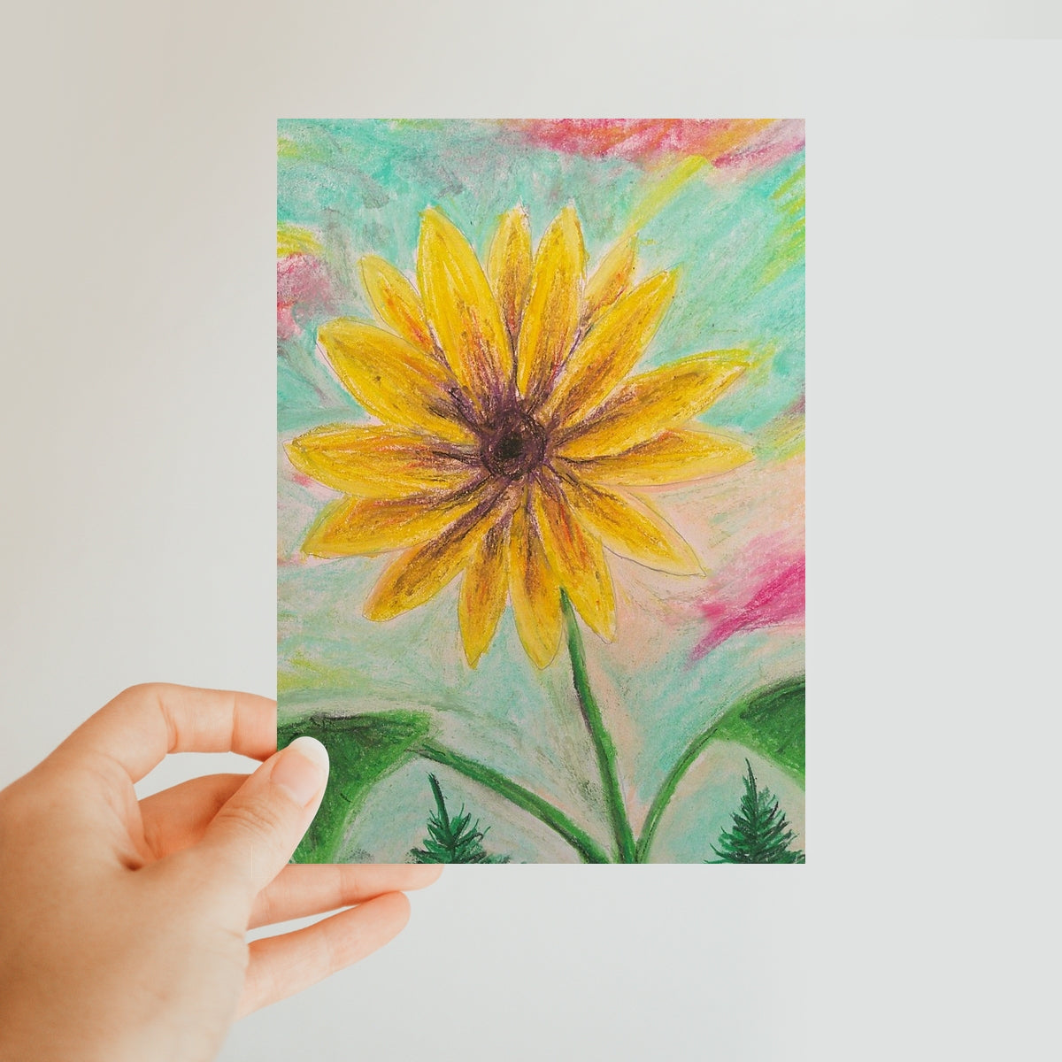 Sunflower Sets ~ Classic Postcard