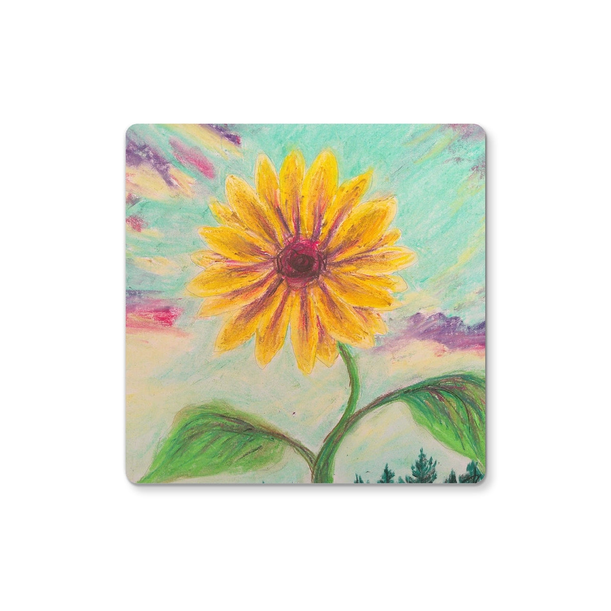 Berry Sunflower ~ Coaster