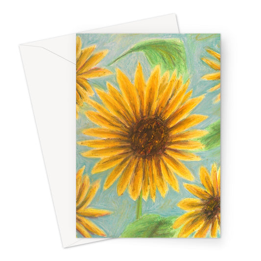 Flower Picking ~ Greeting Card