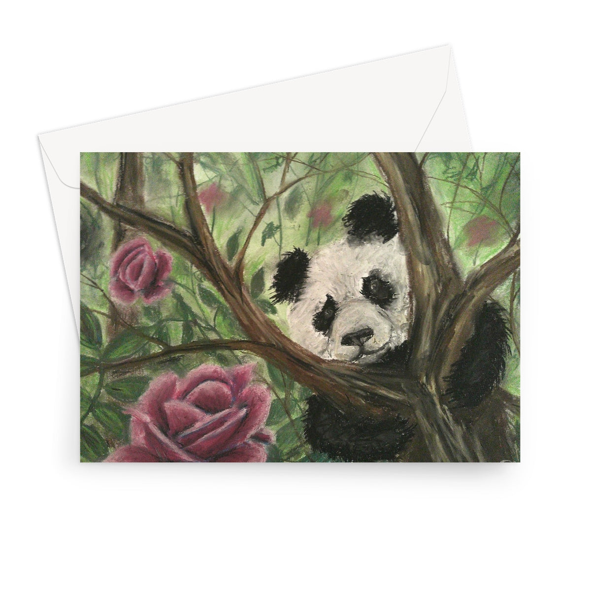 Hiding in Beauty ~ Greeting Card