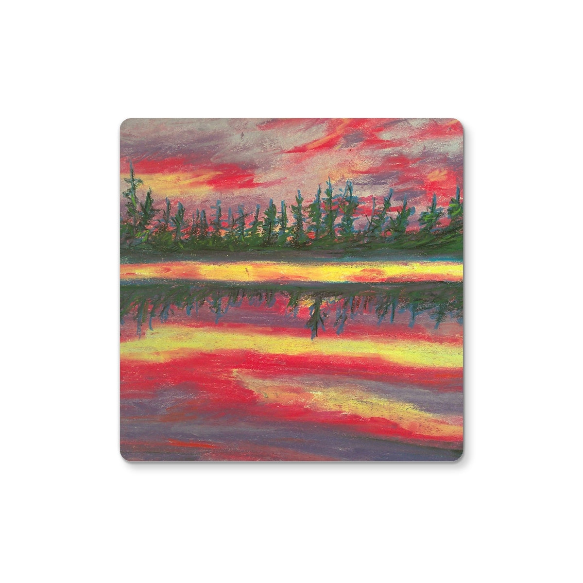 Resting in Mauve ~ Coaster