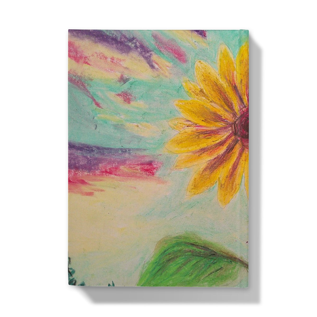 Berry Sunflower ~ Hardback Journal