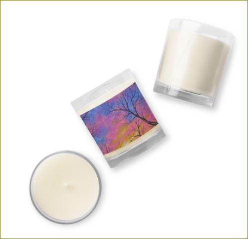 Day Covering ~ Glass Jar Soy Wax Candle