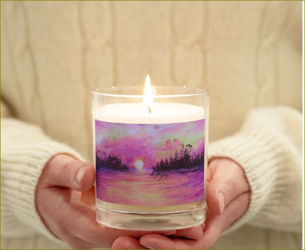 Eye Candy ~ Glass Jar Soy Wax Candle