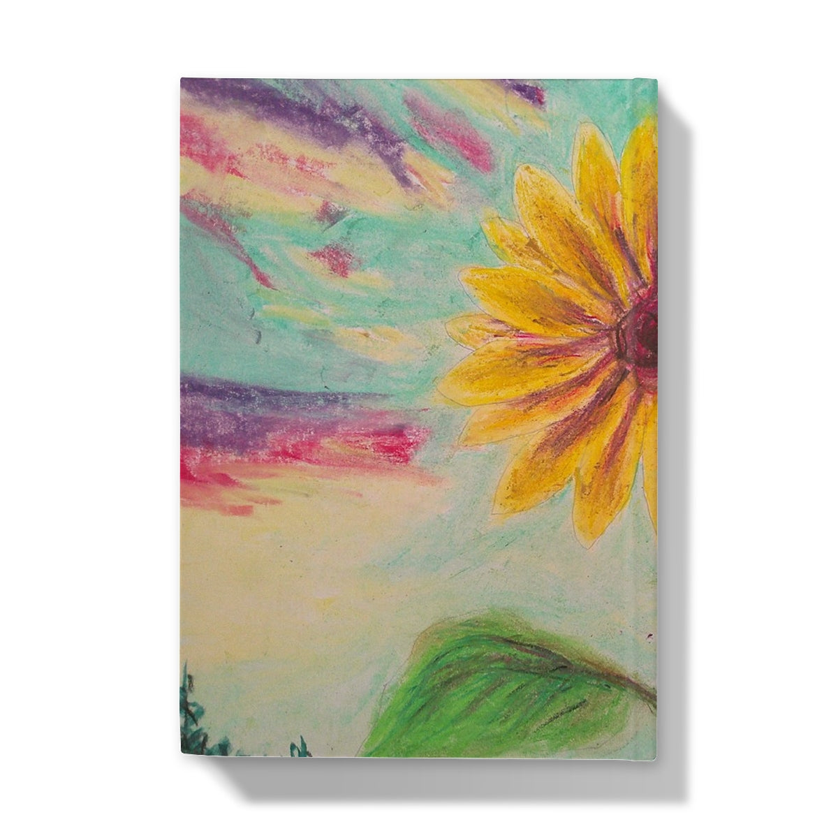 Berry Sunflower ~ Hardback Journal