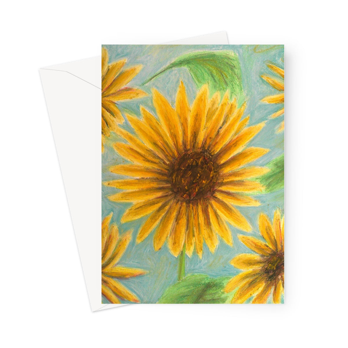 Flower Picking ~ Greeting Card