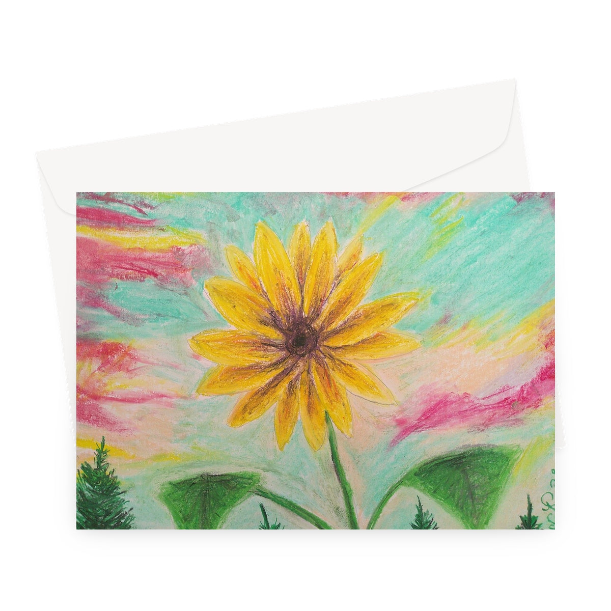 Sunflower Sets ~ Greeting Card