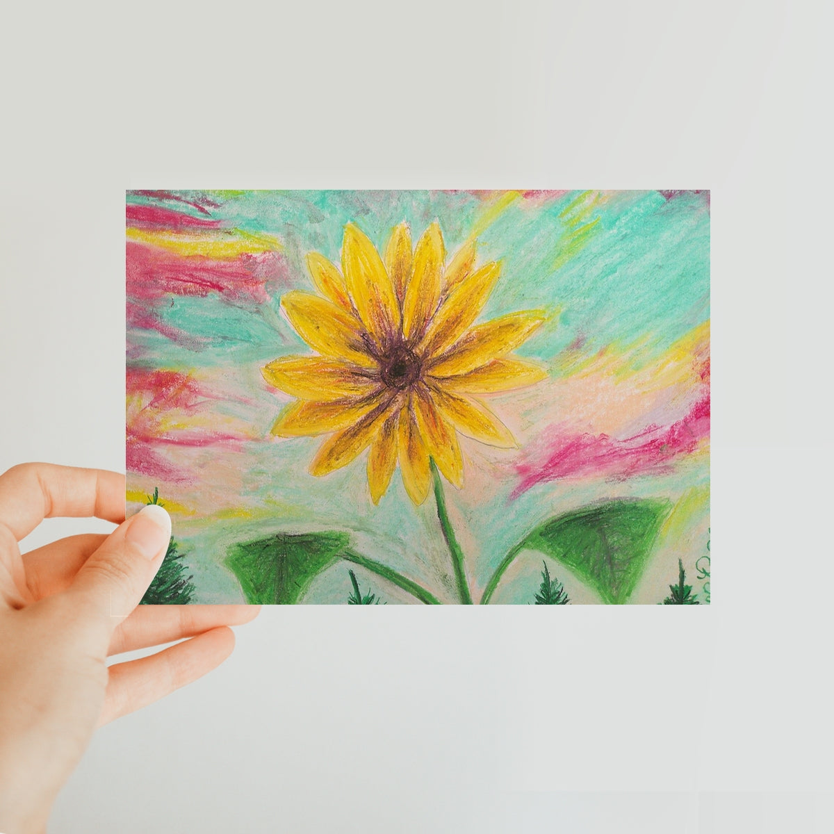 Sunflower Sets ~ Classic Postcard