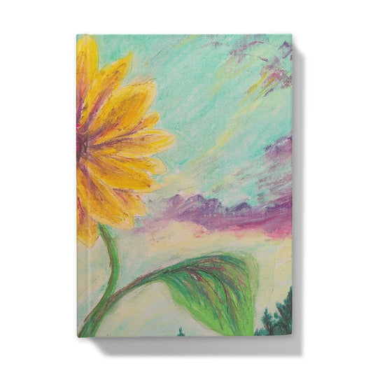 Berry Sunflower ~ Hardback Journal