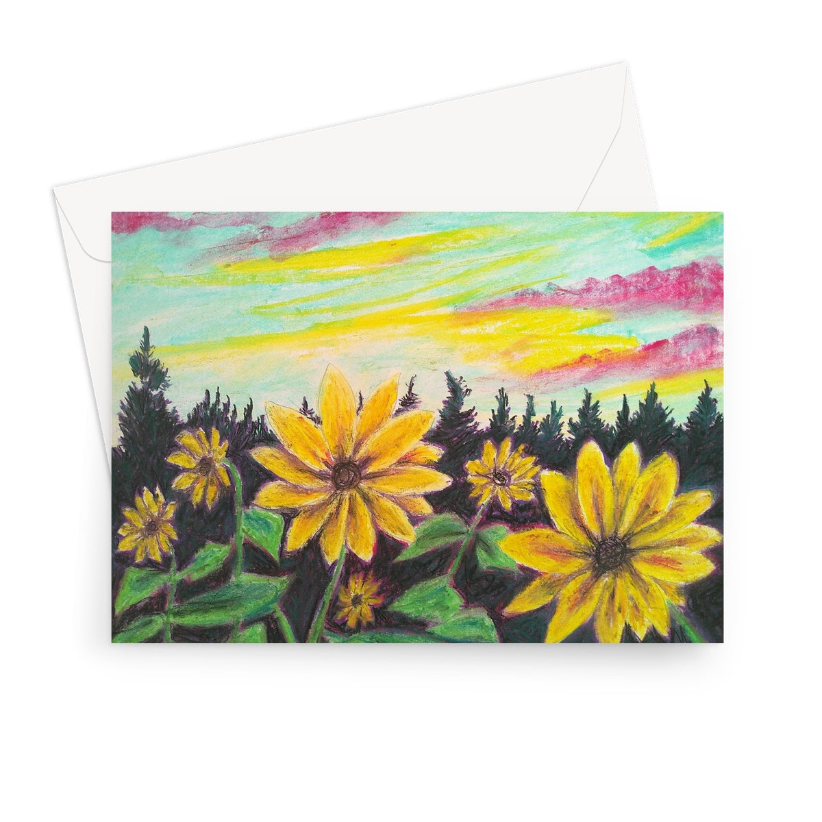 Sunflower Souls ~ Greeting Card