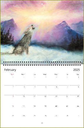 Artwork of Artist Jen Shearer ~ Wall calendars (US & CA) ~ 2025