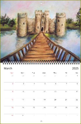 Artwork of Artist Jen Shearer ~ Wall calendars (US & CA) ~ 2025