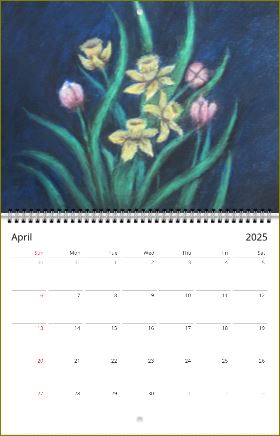 Artwork of Artist Jen Shearer ~ Wall calendars (US & CA) ~ 2025