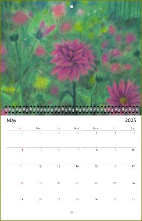 Artwork of Artist Jen Shearer ~ Wall calendars (US & CA) ~ 2025