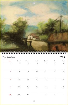 Artwork of Artist Jen Shearer ~ Wall calendars (US & CA) ~ 2025