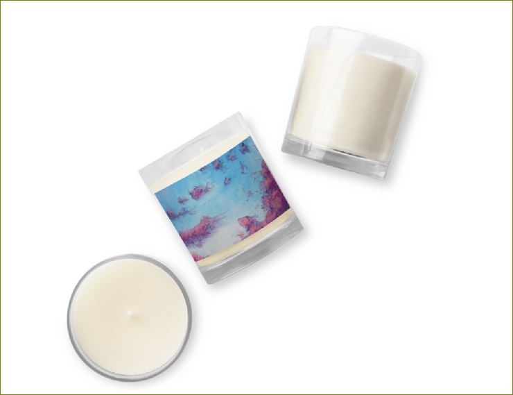 Cloud 8 ~ Glass Jar Soy Wax Candle